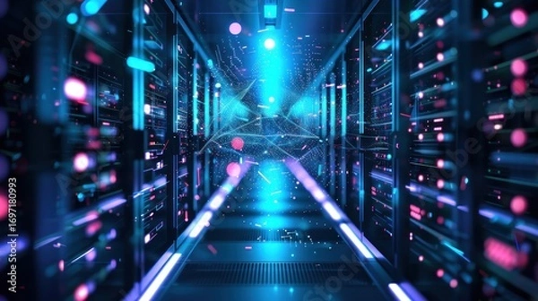 Obraz Server room technology