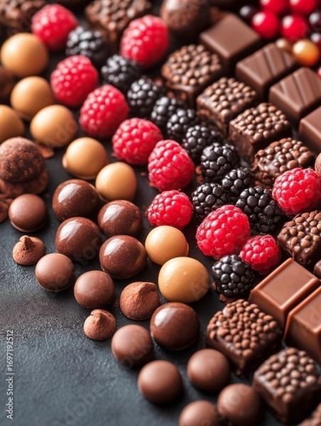 Fototapeta バレンタイン用のチョコレート