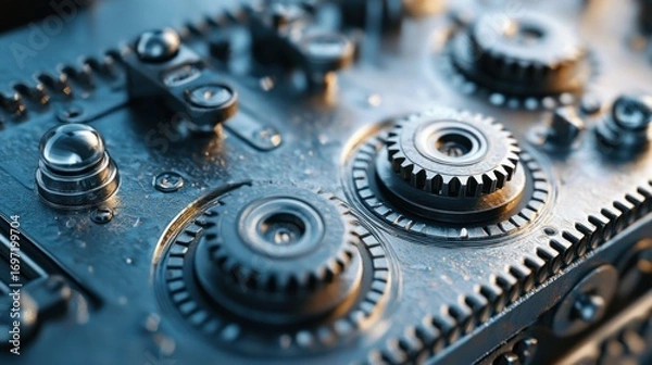 Obraz Complex industrial mechanism