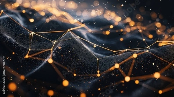 Obraz Abstract network design