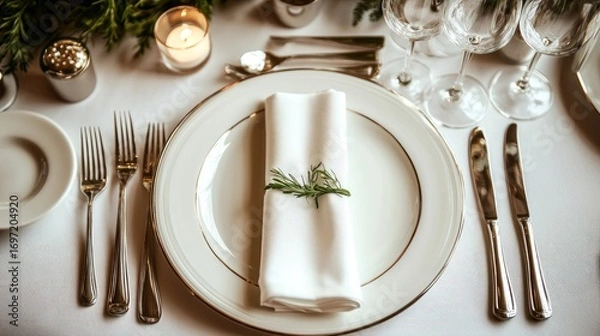 Obraz Formal table setting