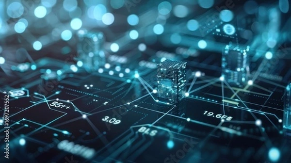 Obraz Digital circuit board