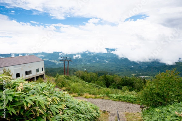 Fototapeta おんたけロープウェイ