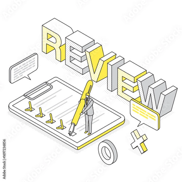 Fototapeta レビュー・評価イラスト