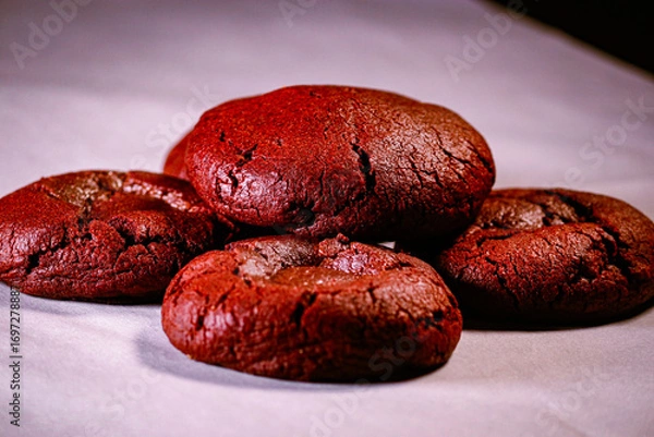 Obraz Red velvet cookies