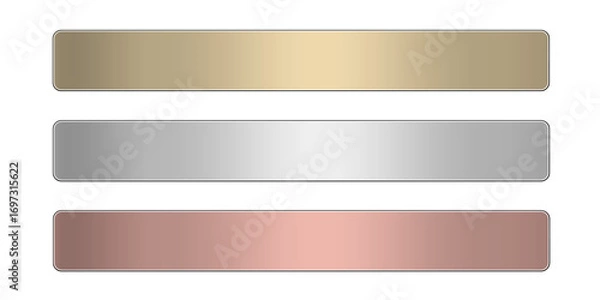 Obraz 金属プレートD2　3色セット01	