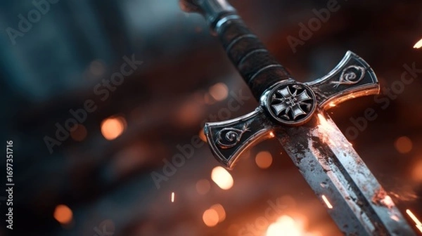 Obraz Medieval sword