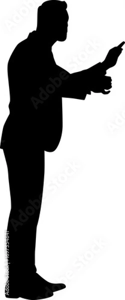 Obraz Music Conductor Silhouettes