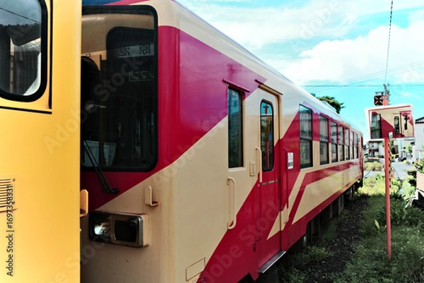 Obraz 長崎島原鉄道と駅