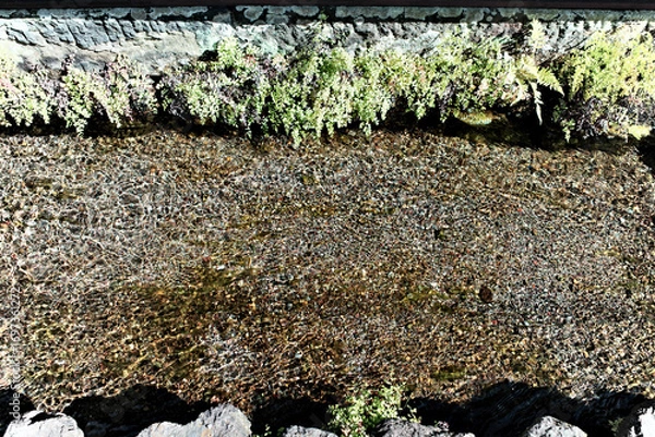 Obraz 長崎島原半島の湧水の流れる街