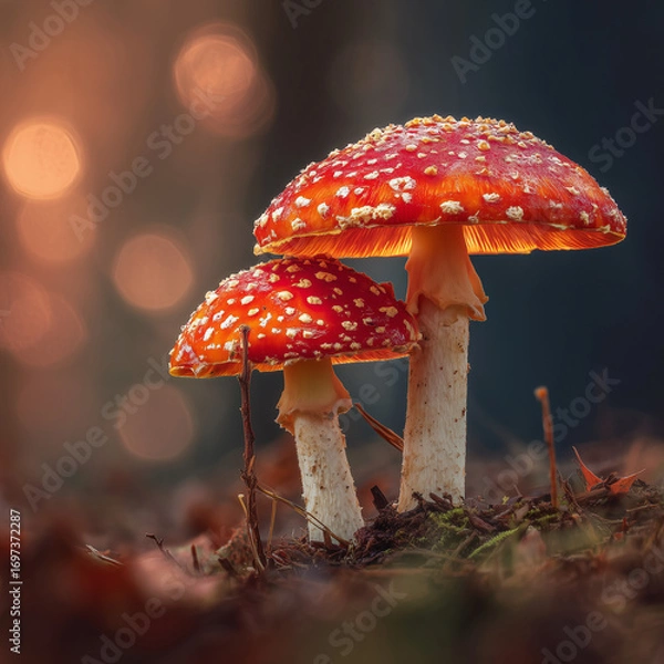 Obraz red mushroom