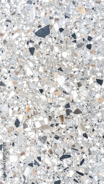 Fototapeta Close-up view of a textured mosaic surface