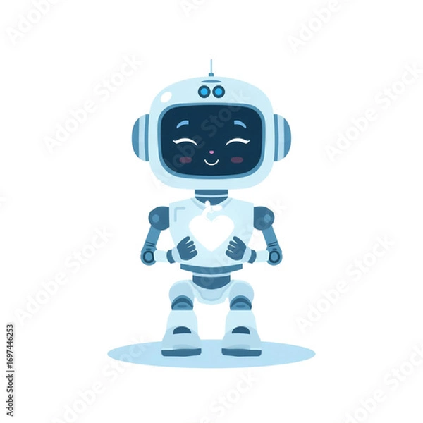 Obraz  cartoon robot