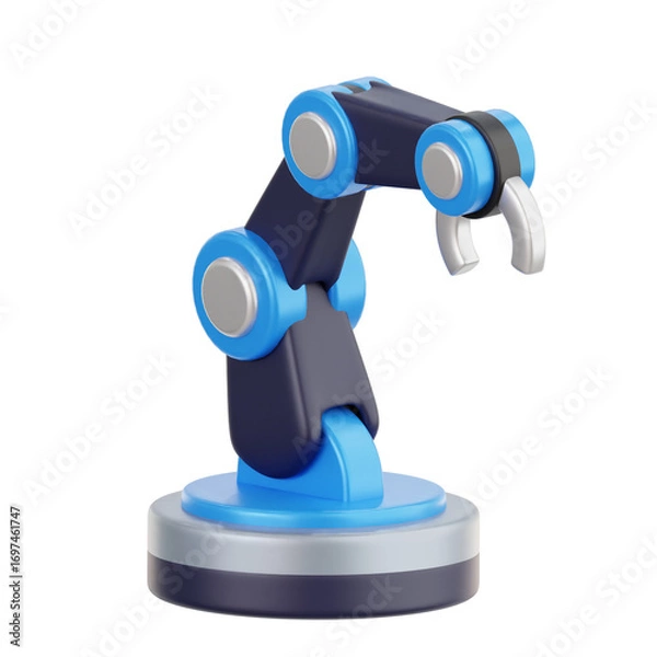 Obraz Robotic Arm 3D Icon