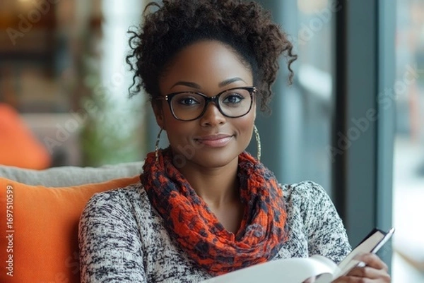 Obraz Close-up portrait of young African American man holding a glass of water, eyes closed while drinking, enjoying a refreshing moment of hydration, Generative AI