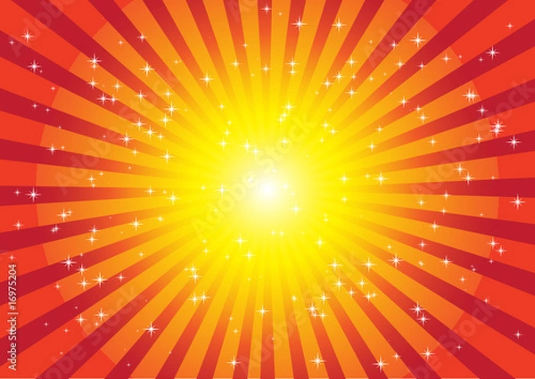 Obraz Combustion and stars