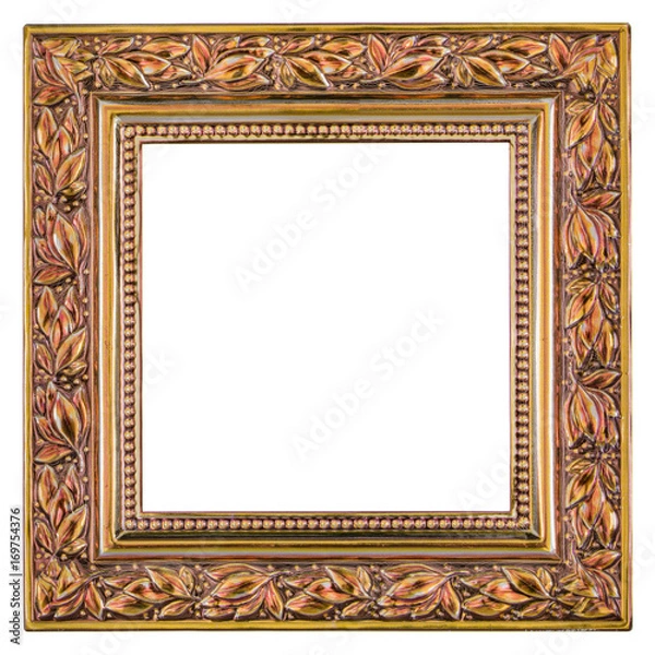 Obraz Metal frame isolated on a white background