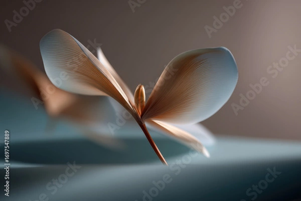 Fototapeta create abstract artwork featuring ultrathin delicate lines that form intricate patterns and textures focusing on