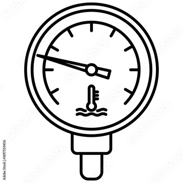 Obraz Temperature Gauge