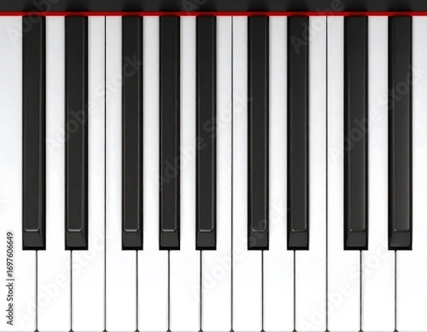Obraz Piano keyboard keys