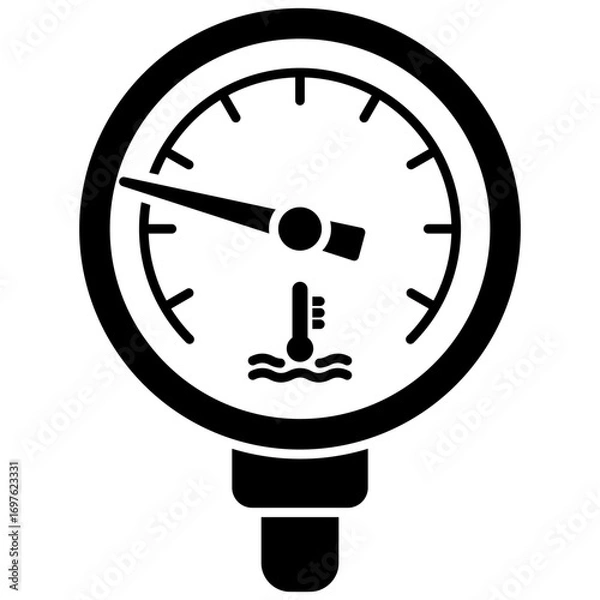 Obraz Temperature Gauge