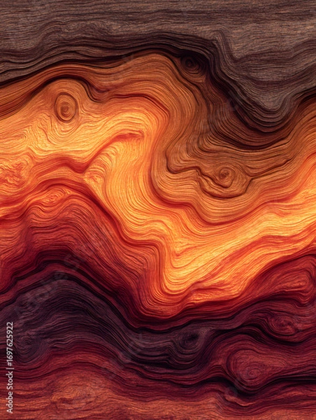 Fototapeta Wood, wooden abstract background, texture or wallpaper. Neural network AI generated art