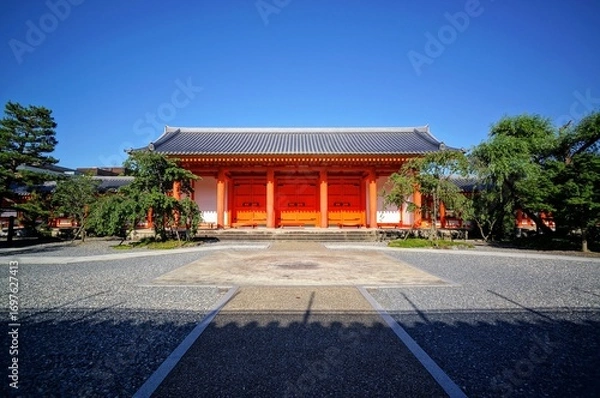 Fototapeta 京都、三十三間堂の風景