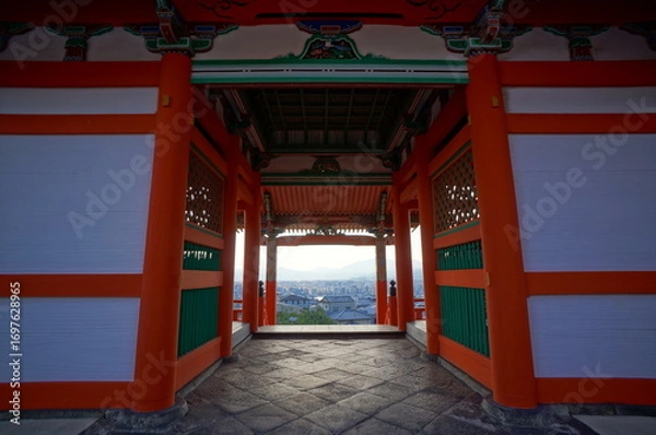 Obraz 京都、清水寺の風景