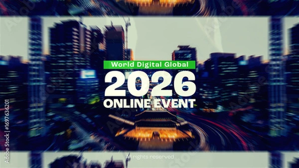 Fototapeta Event Promo Animation