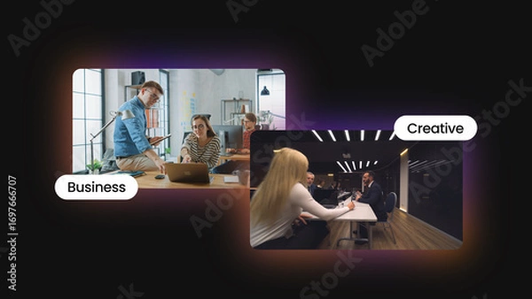 Obraz Modern Company Intro