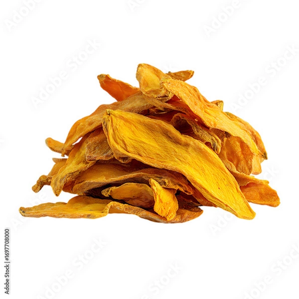 Fototapeta A pile of dried mango slices png
