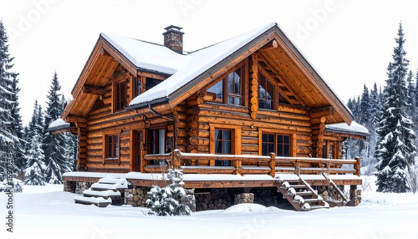 Fototapeta ログハウス