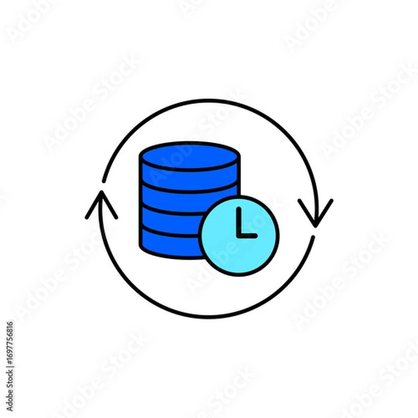 Obraz Icon a Data Availability, isolated against a clean background.