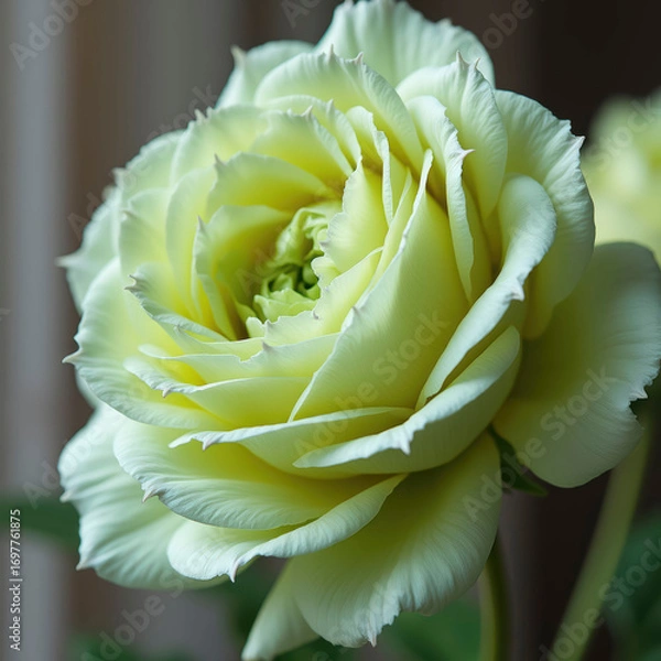 Obraz Pale yellow rose close up.