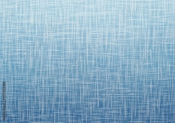 Fototapeta Blue gradient textured woven fabric pattern design
