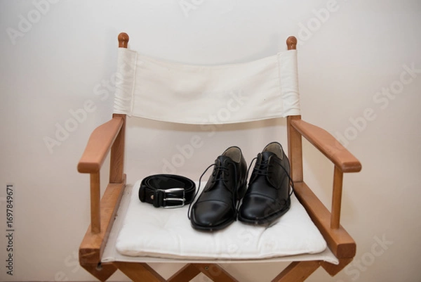 Obraz scarpa e cintura uomo