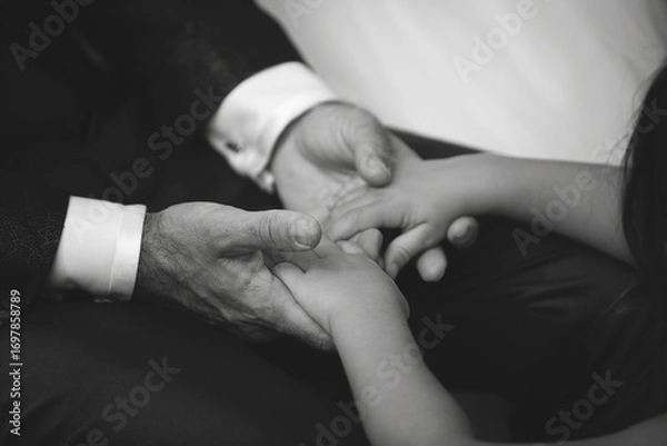 Obraz mani padre e figlia