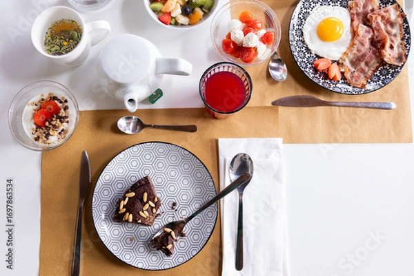 Obraz colazione dolce e salata