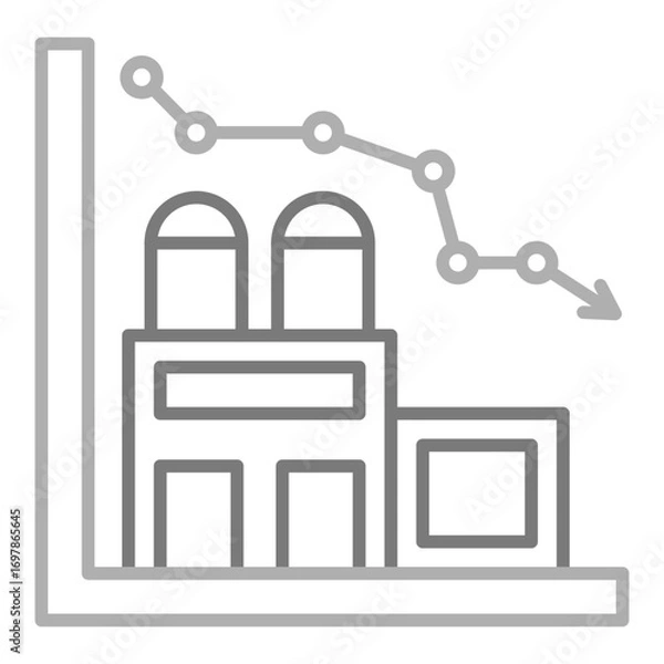 Fototapeta Factory Icon