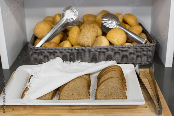Obraz pane a colazione buffet