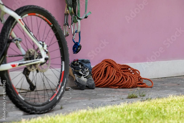 Obraz bici e arrampicata