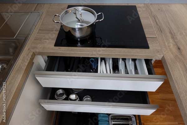 Obraz cucina accessoriata