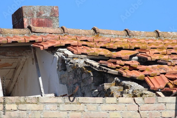 Obraz red rocks and blue sky