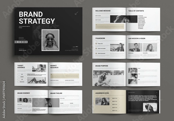Obraz Brand Strategy Template Landscape