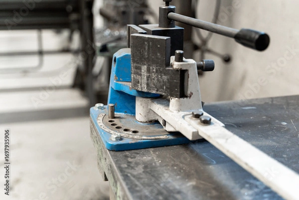 Fototapeta Precision Tool for Metal Cutting and Shaping by skilled fabricators and engineers alike