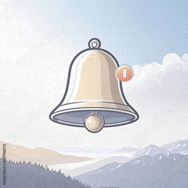 Obraz Notification bell icon