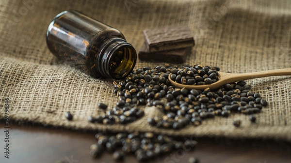 Fototapeta The seed Herbal Mucuna Cure Degenerative Sexual Dysfunction in Asian