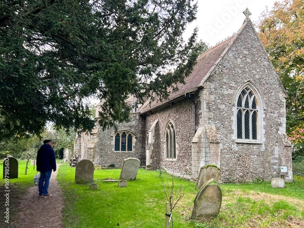 Fototapeta Church of All Saints, Grafham, Cambridgeshire