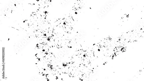 Fototapeta Photocopy Marks Texture Background. Abstract Black and White Grunge Halftone Art