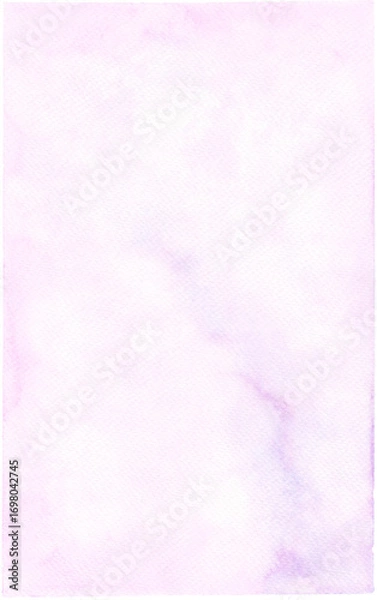 Fototapeta Cloudy Sky Watercolor Background with Hand-Painted Texture for Design and Decoration